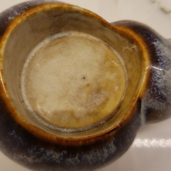 CERAMIC porcelain snail candle  tea light holder neutral tones 4"long - Picture 6 of 8